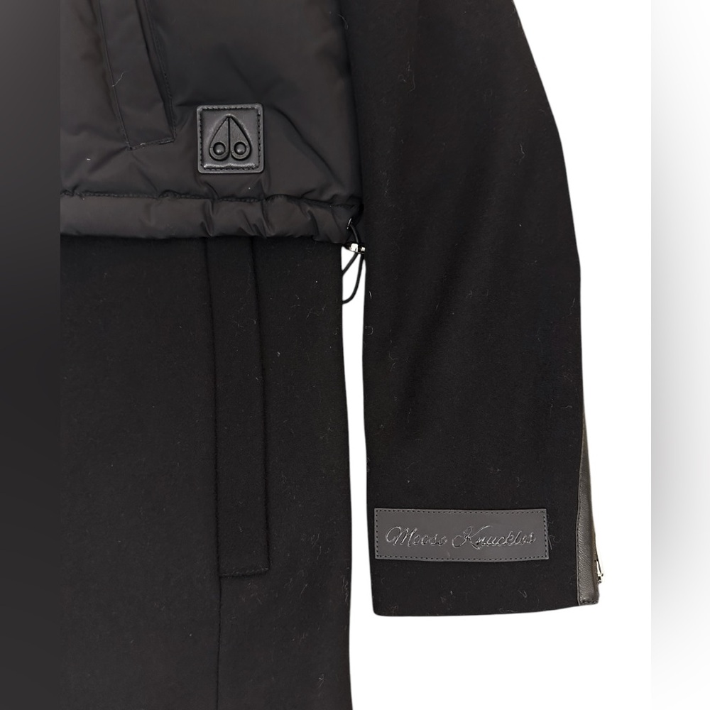 NWT MOOSE KNUCKLES Ranelagh Convertible 3-in-1 Wool Coat + Puffer Vest Sz Sz L - Picture 14 of 16